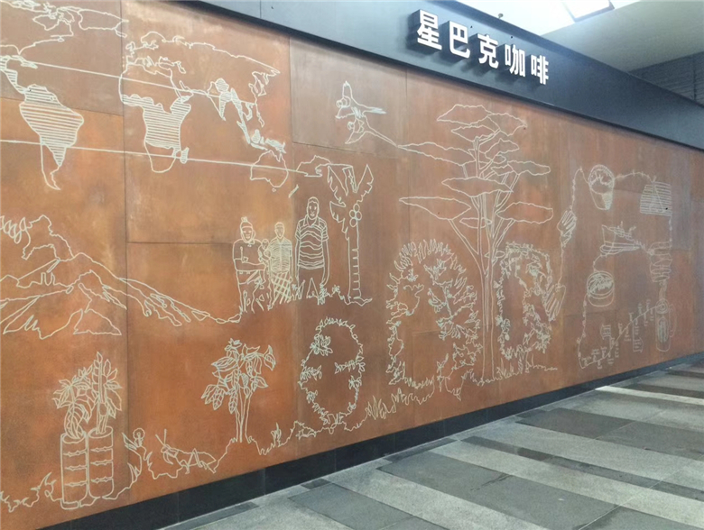 石狮耐候钢幕墙